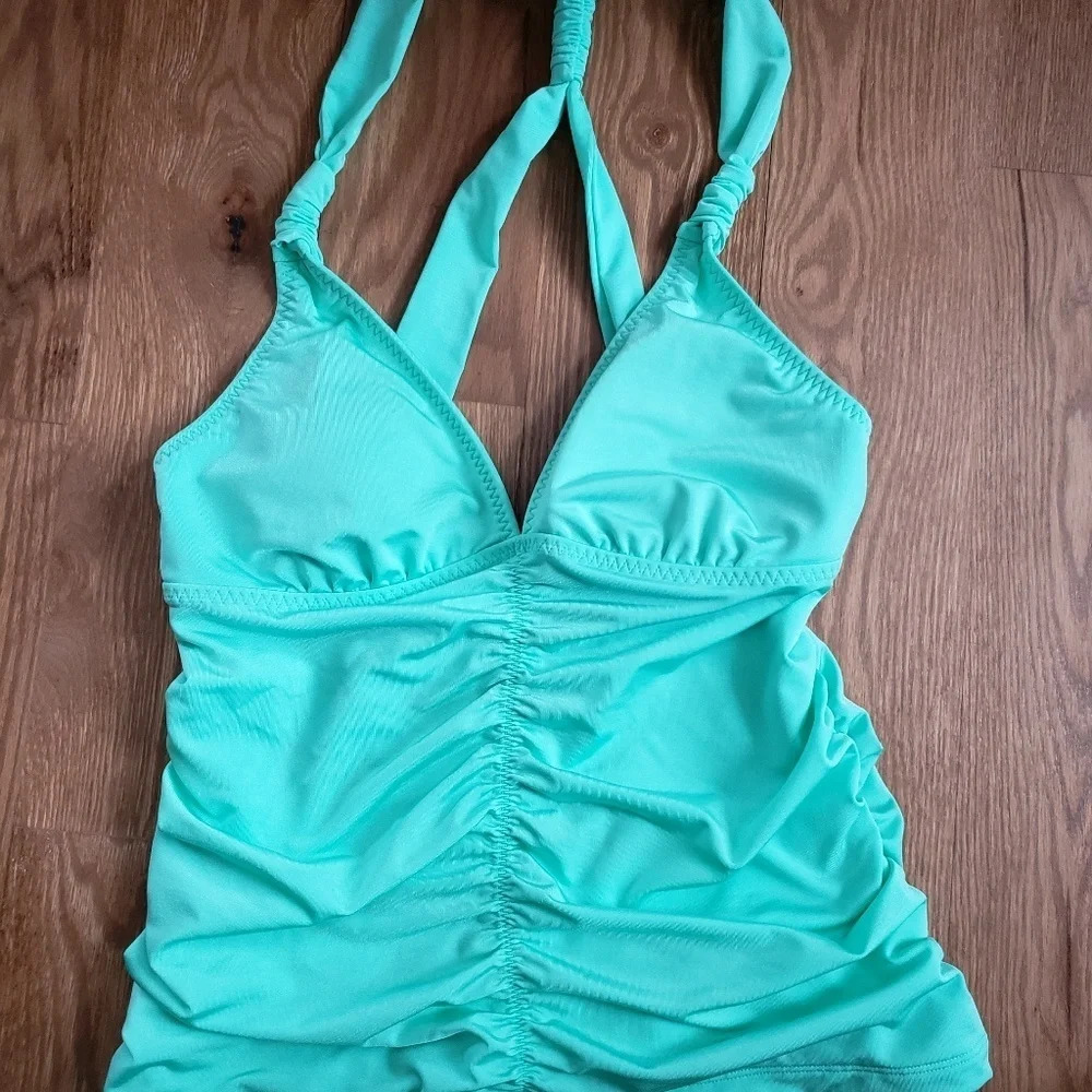 Athleta swim top.